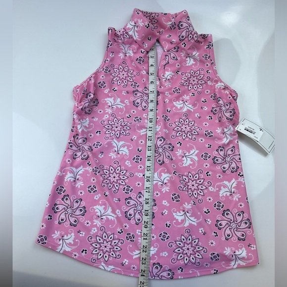 SOUTHWIND Pink UPF 50 Pebble Beach Top in Bandana N249 - Picture 11 of 14